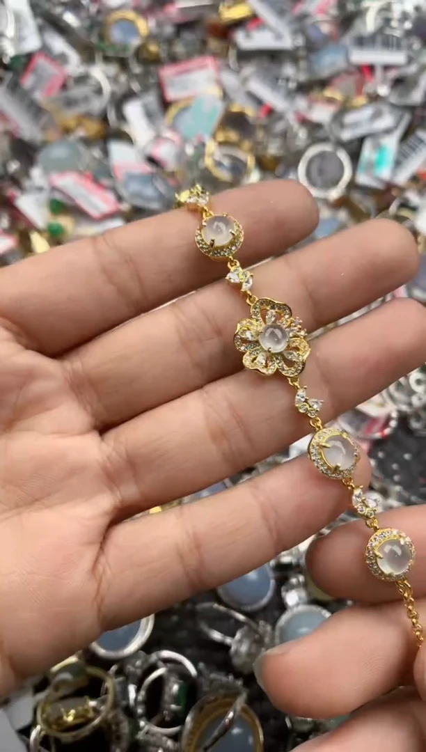 银S925镶嵌戒指翡翠7777-----8