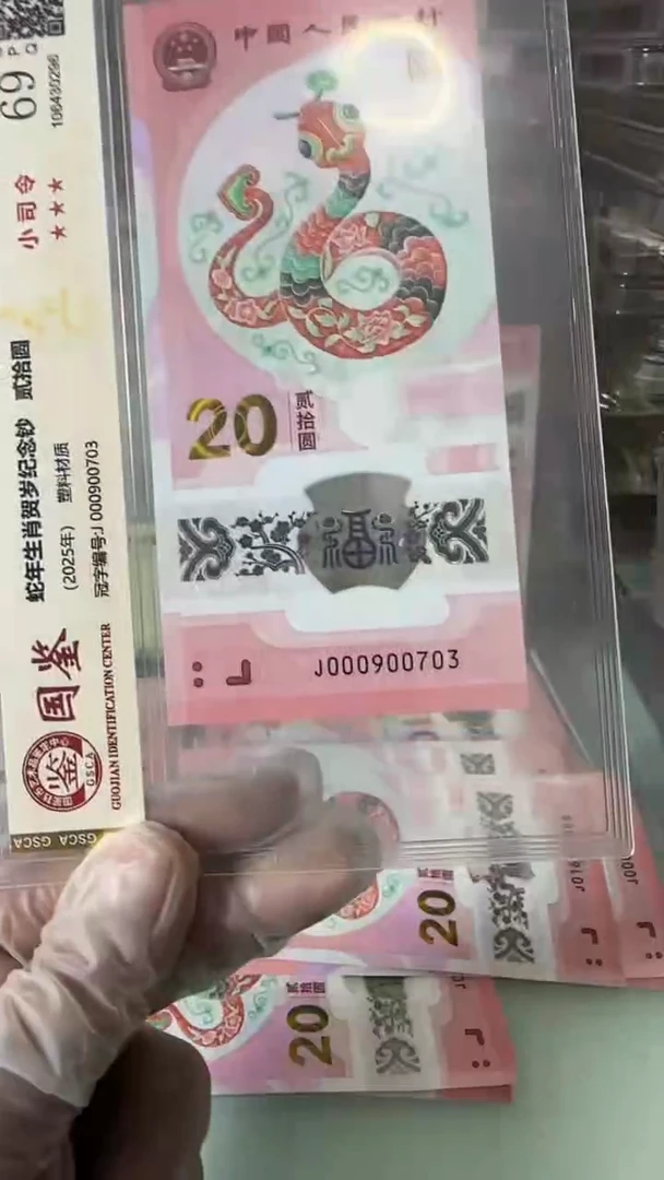 【闪购商品】塑料000900703-蛇钞单张！