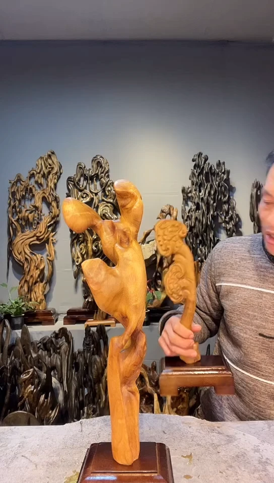 【闪购商品】金丝楠金丝楠小叶桢楠随行摆件30