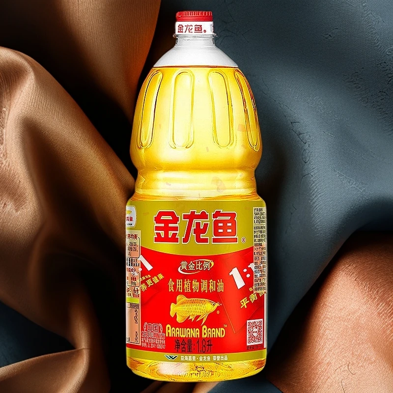 金龙鱼黄金比例调和1:1:1食用植物调和油1.8L/2.5L长沙臭豆腐