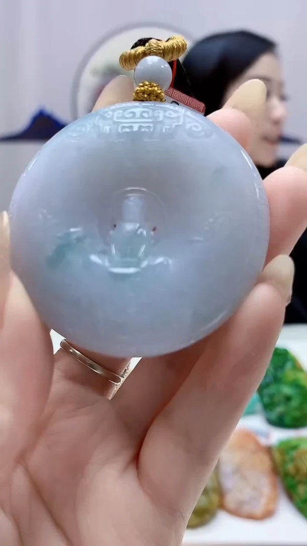 未镶嵌定制翡翠4852DD-毛货挂件123