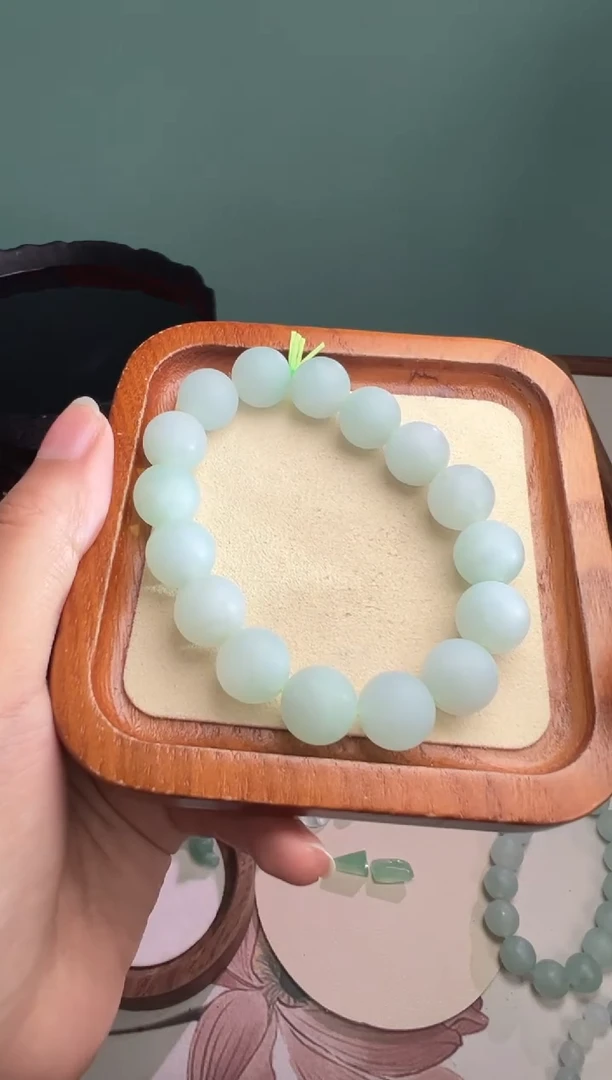 未镶嵌定制翡翠冰晴手串多样性发其一
