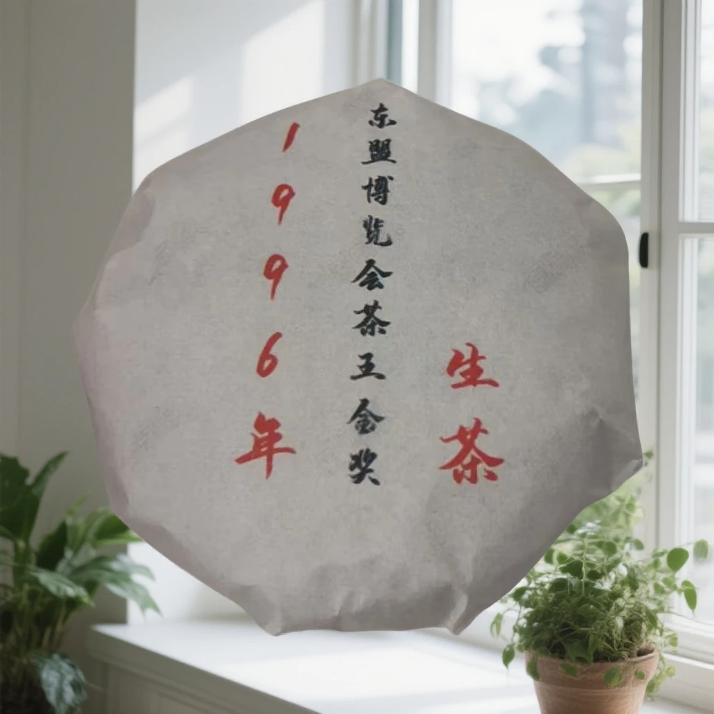 1996年东盟博览会茶王金奖生茶小饼（苏苏专属）