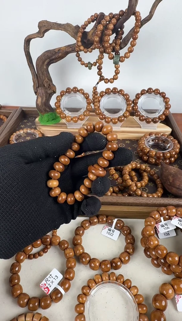 手串库克编号999算盘珠9*12戴跑环