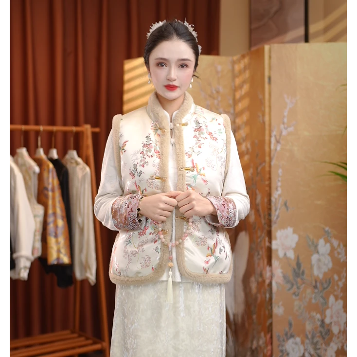 【霓裳】新中式国风气质百搭高端霓裳彩凤马甲