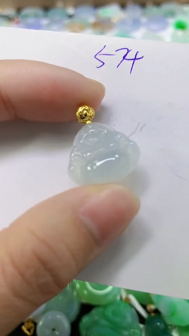 翡翠未镶嵌颈饰 天然缅甸翡翠A货