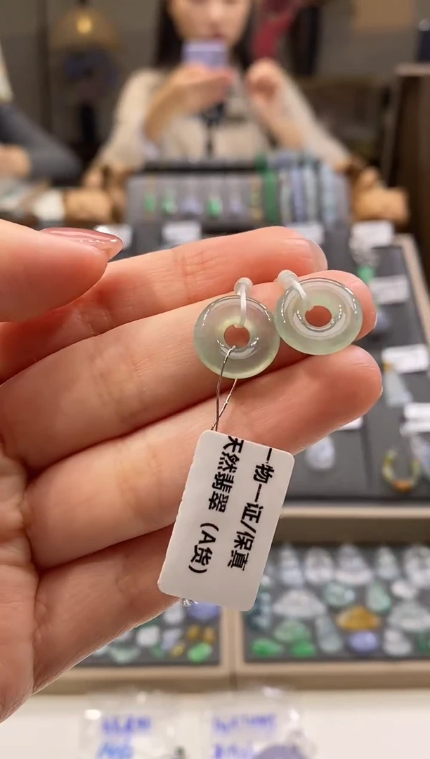 颈饰未镶嵌翡翠甜甜圈