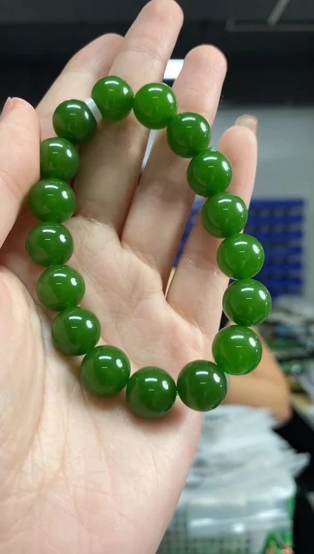 未镶嵌手链和田玉（碧玉）闪购链接   多样性发其一颜色微差