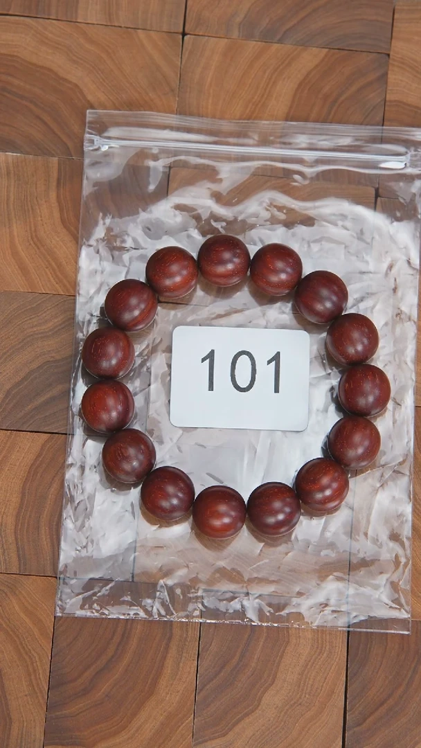 檀香紫檀（小叶紫檀）手串/手链紫檀1.5单圈高密满金星随机发101