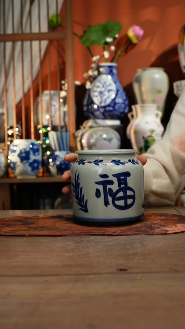 现代高温釉下彩手绘陶瓷餐具