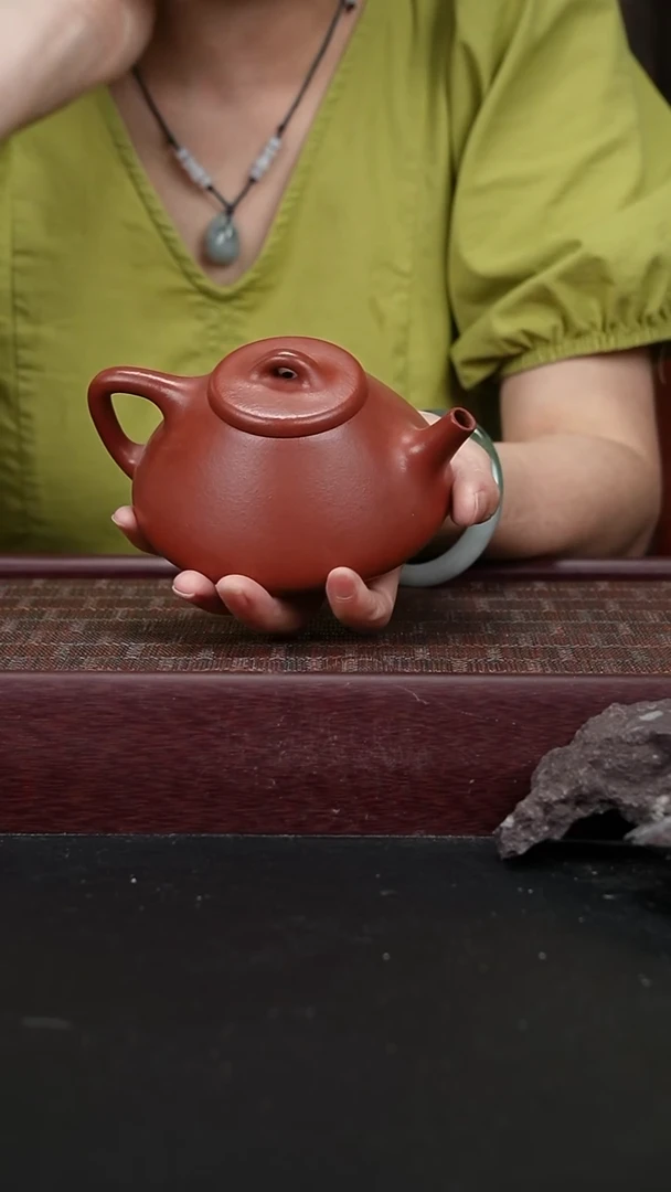茶壶紫砂LCC龙山朱泥子冶石瓢