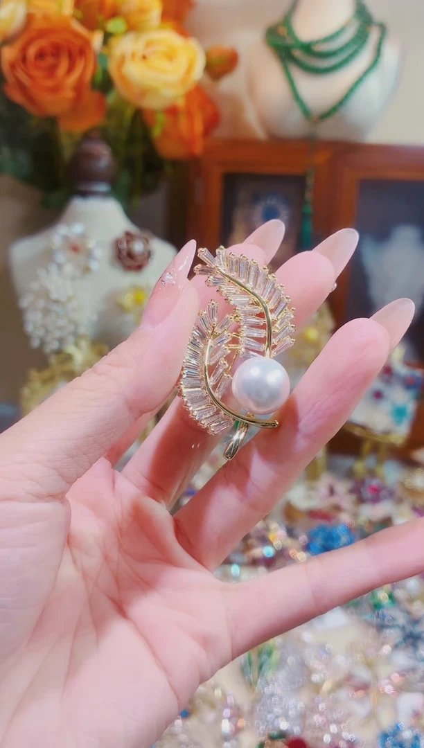 合成立方氧化锆铜合金和平麦穗