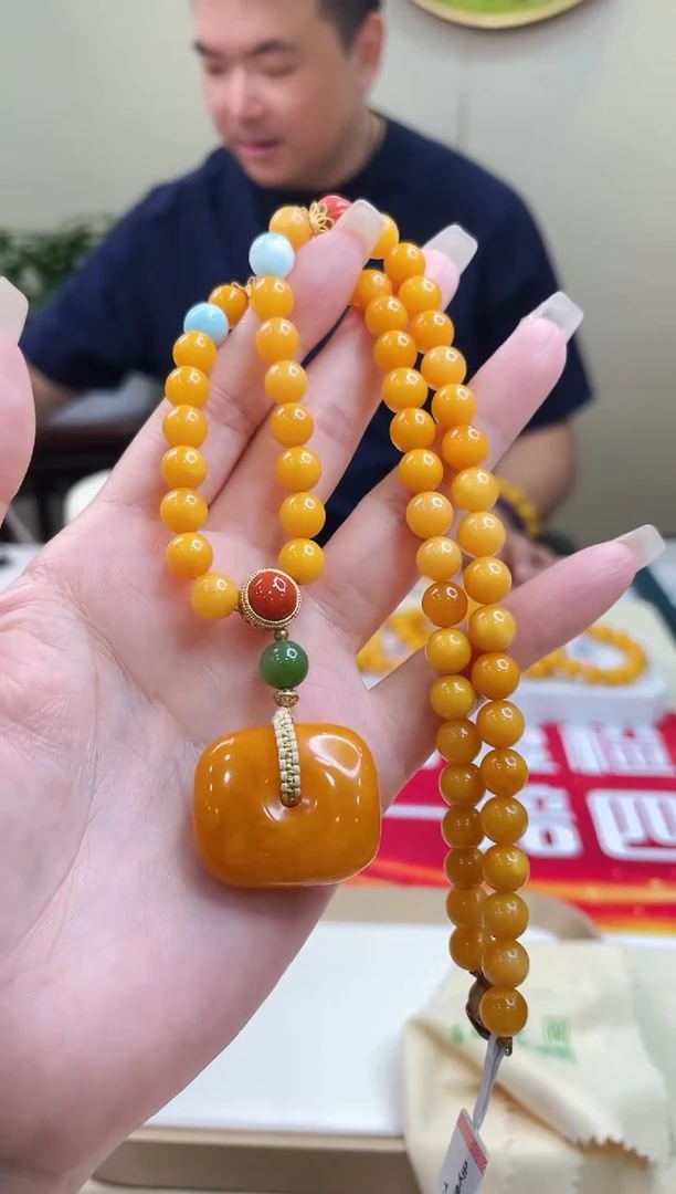 未镶嵌蜜蜡手链@@ZY20630009