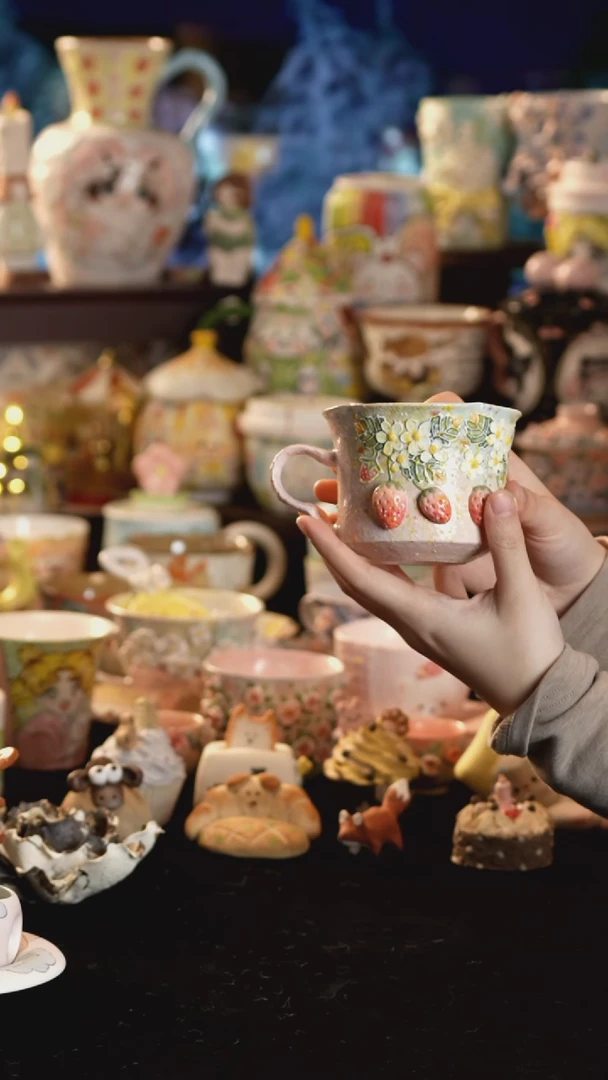 其他陶景德镇釉下彩手绘设计师款陶瓷