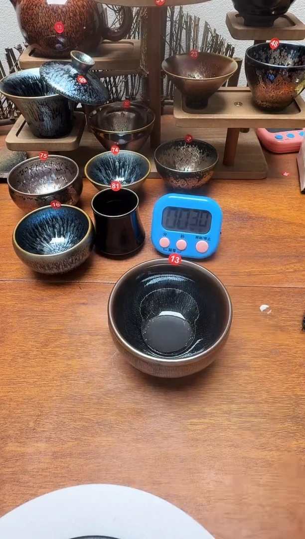 茶盏广****业13号建盏工匠茶器