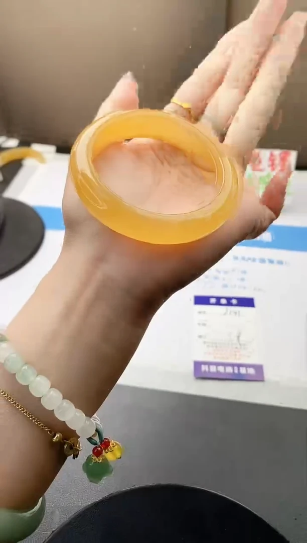 未镶嵌手镯石英质玉j141-HB多样性发货58+