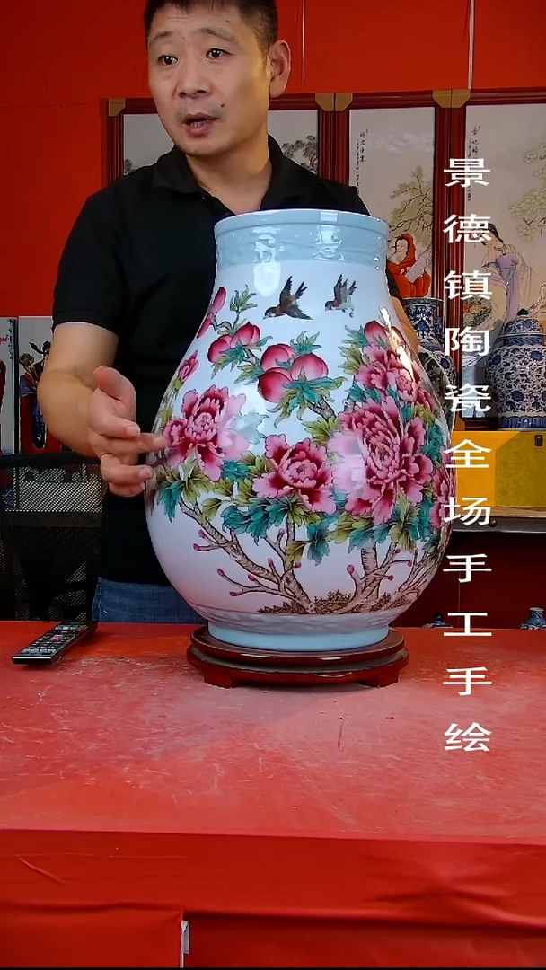 摆件景德镇陶瓷 全场手工手绘