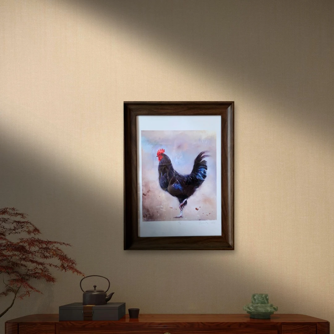 《吉》张海鹰乡愁记忆/签名限量版数字印刷版画/田园风/艺术挂画