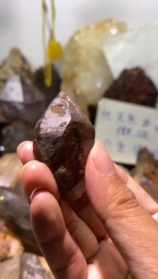 水晶珠宝半成品未镶嵌115号烟晶喜马53g