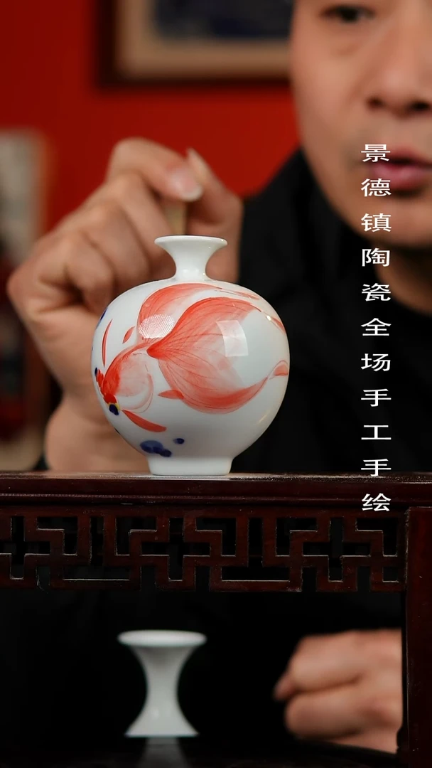 【闪购商品】摆件景德镇陶瓷手工手绘