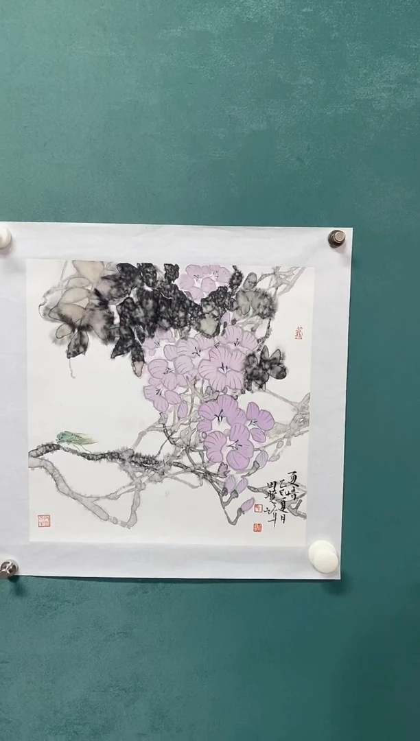 国画欧阳石坚老师作品福利