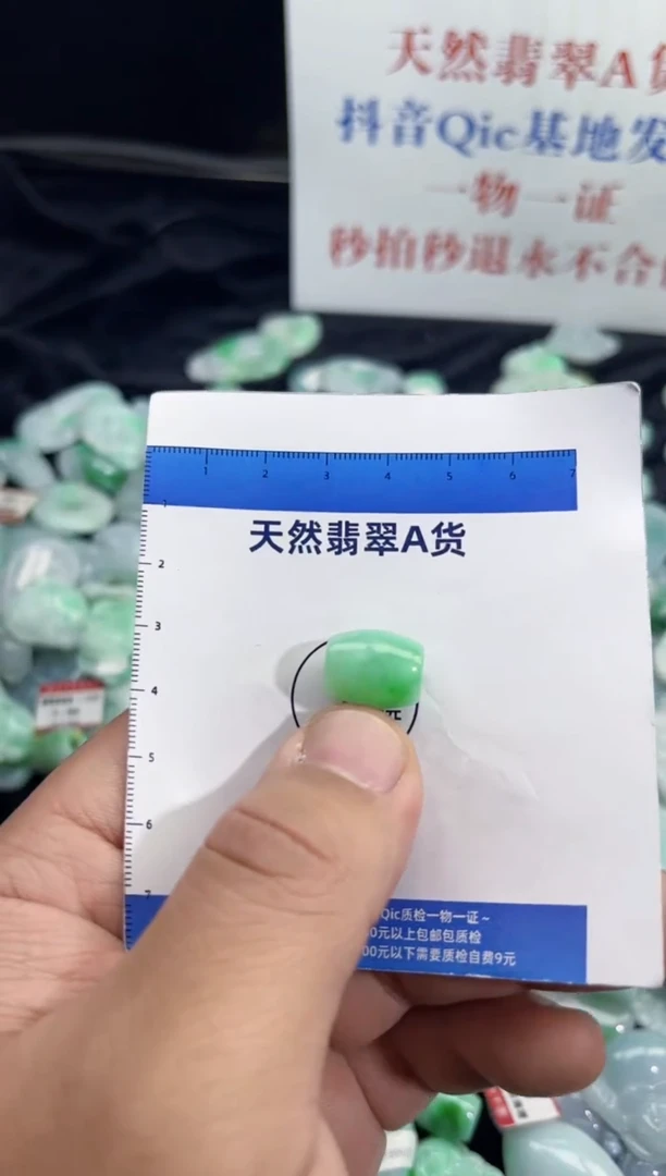 颈饰未镶嵌翡翠天然缅甸翡翠A货吊坠