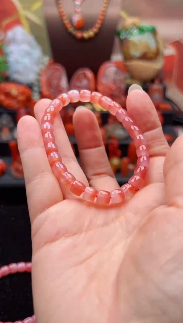 未镶嵌手链南红玛瑙7mm手串（多样性发其一）