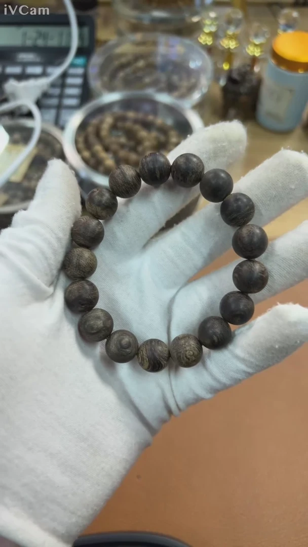 【闪购商品】沉香手串沉水黑棋1.2单圈