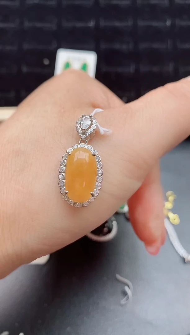 【闪购商品】翡翠颈饰银S925镶嵌121212