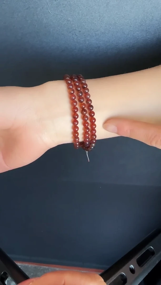 琥珀颈饰未镶嵌#14缅甸琥珀紫罗兰妈妈链5mm