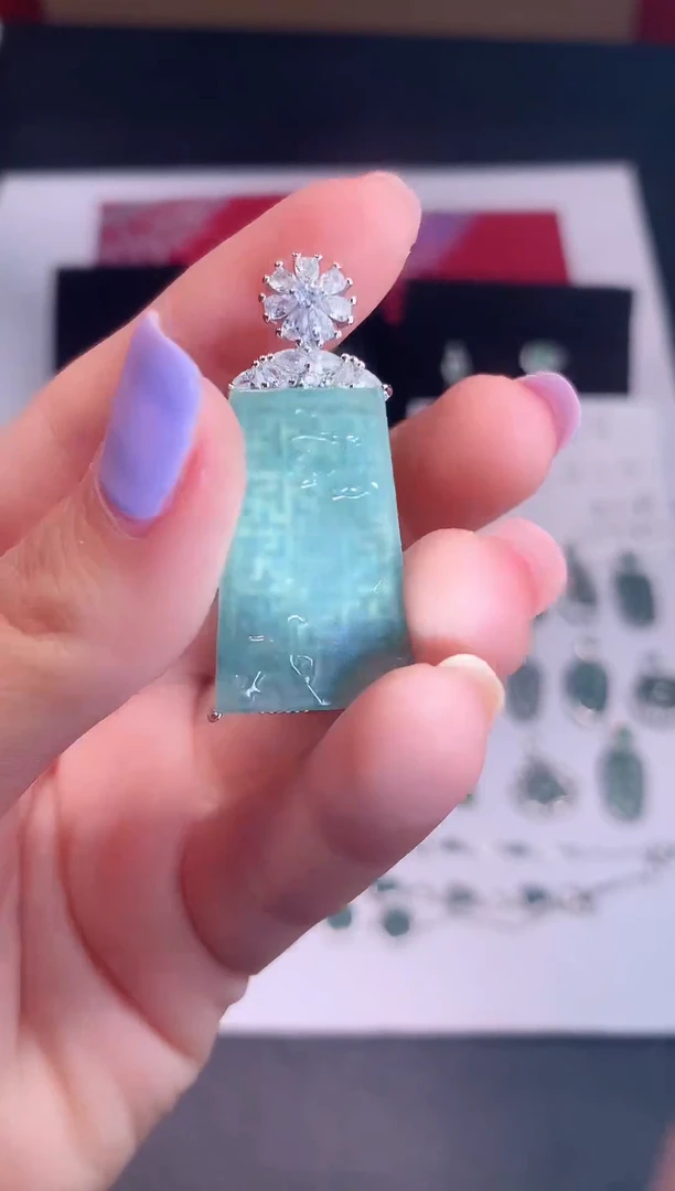 颈饰未镶嵌翡翠0芹0翡翠珠宝768