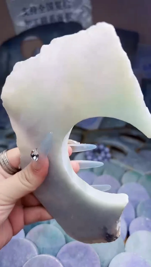 翡翠未镶嵌颈饰翡翠A货 江谭383