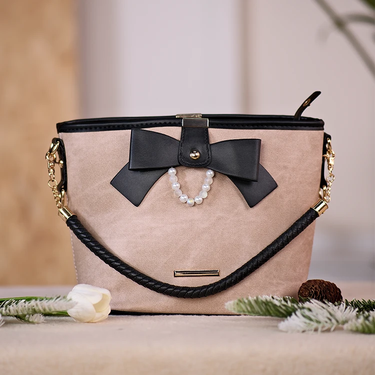 【优雅珍珠】时尚百搭包包户外手工原创手作包