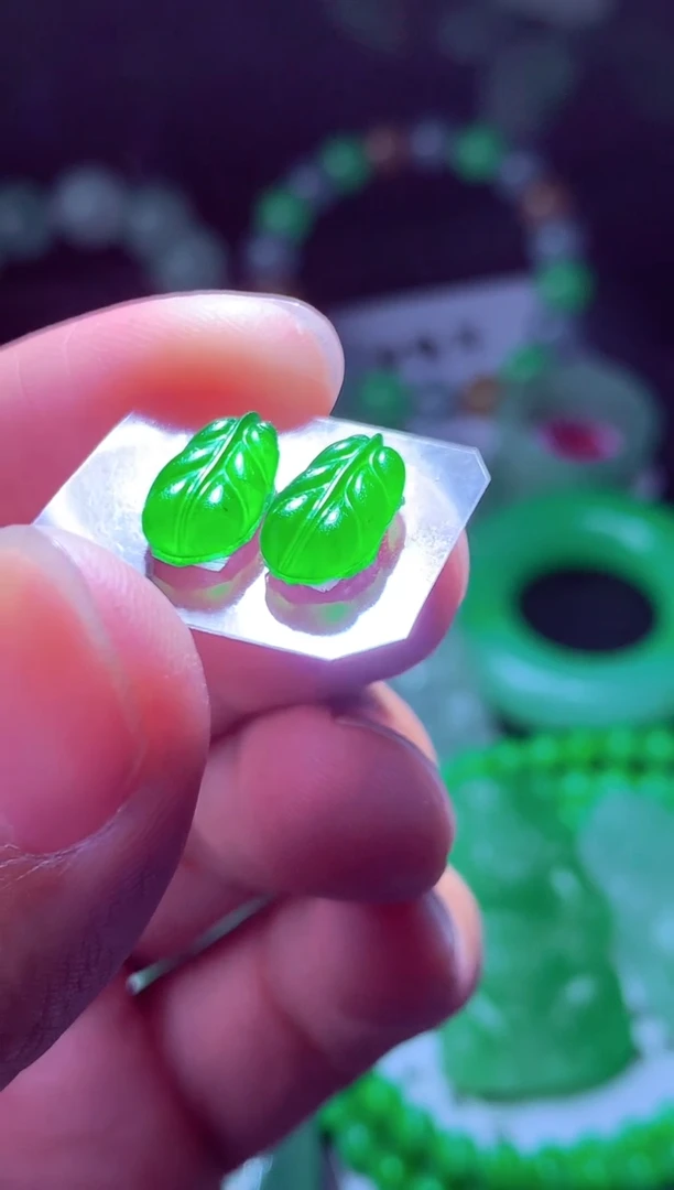 未镶嵌定制翡翠刘*#翡翠毛货定制571693