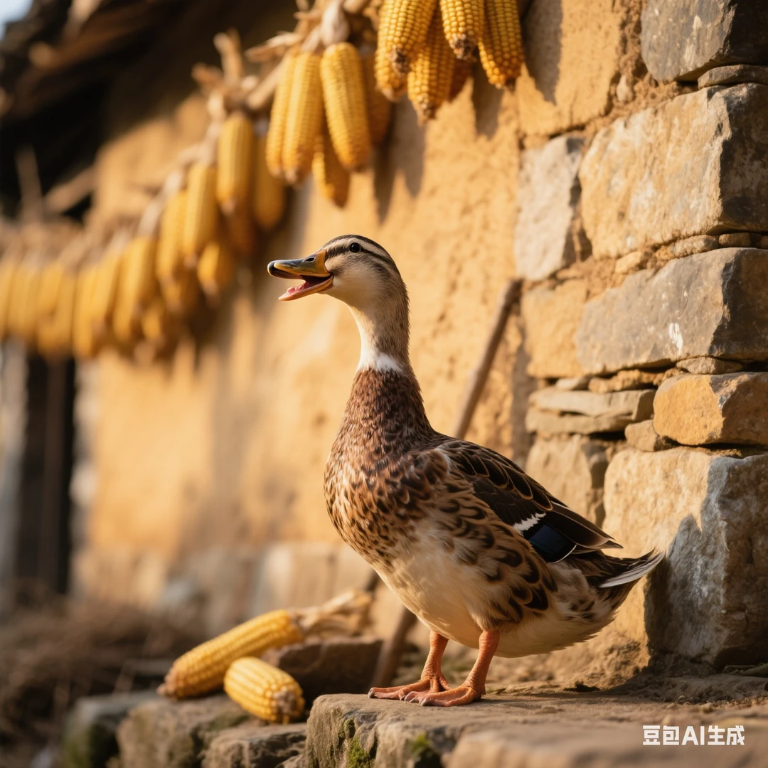 农户散养老鸭子，土鸭子（五谷喂养，自然散养）顺丰包邮