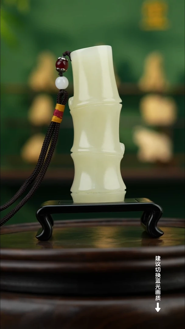 玉【节节高升】天然玉石手把件