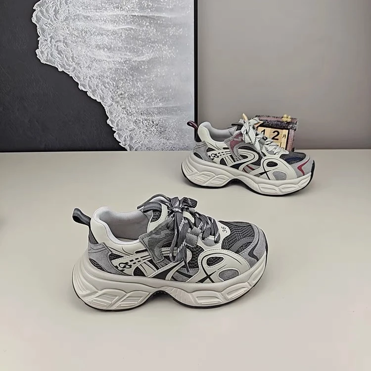 【2025春欧洲站尾单】503060简约软底软面老爹鞋百搭运动鞋