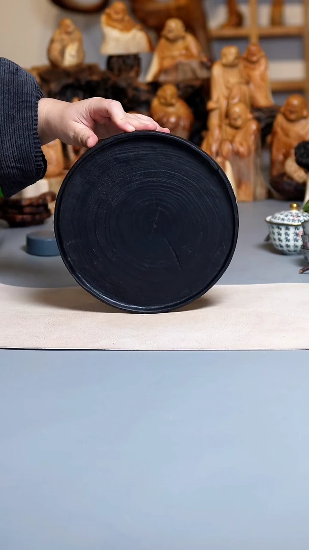 香樟木碳化三足1209