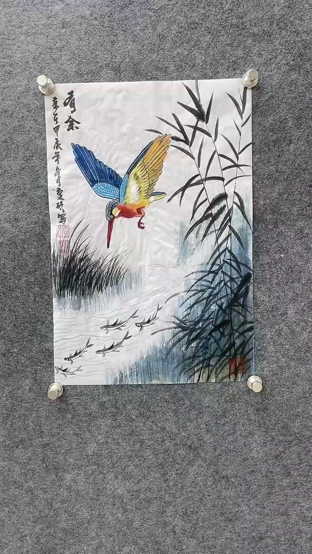 【闪购商品】国画贾庆硕花鸟手绘作品