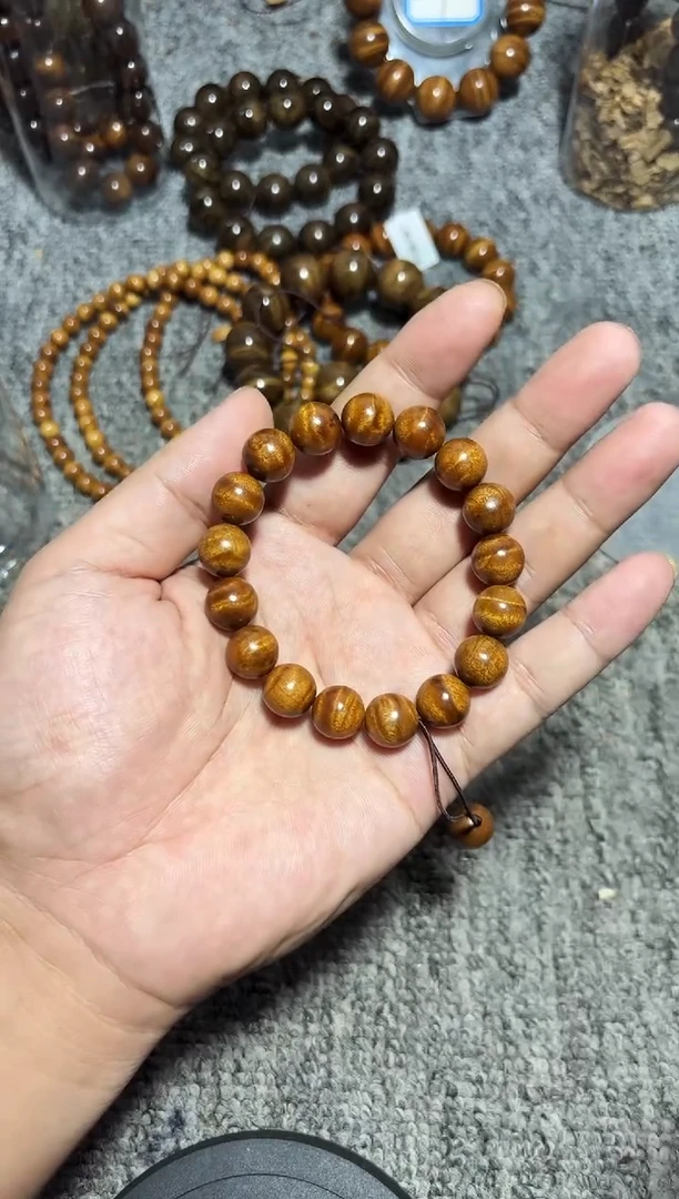 金丝楠手串/手链枯木老料1.2花纹款130