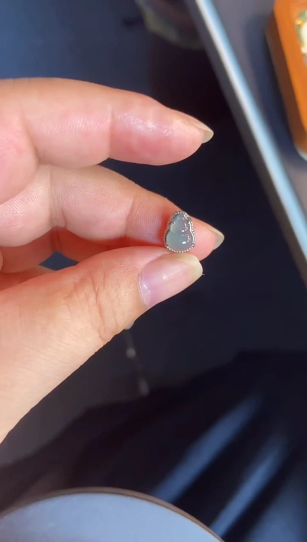 吊坠(不含链)银S925镶嵌翡翠1