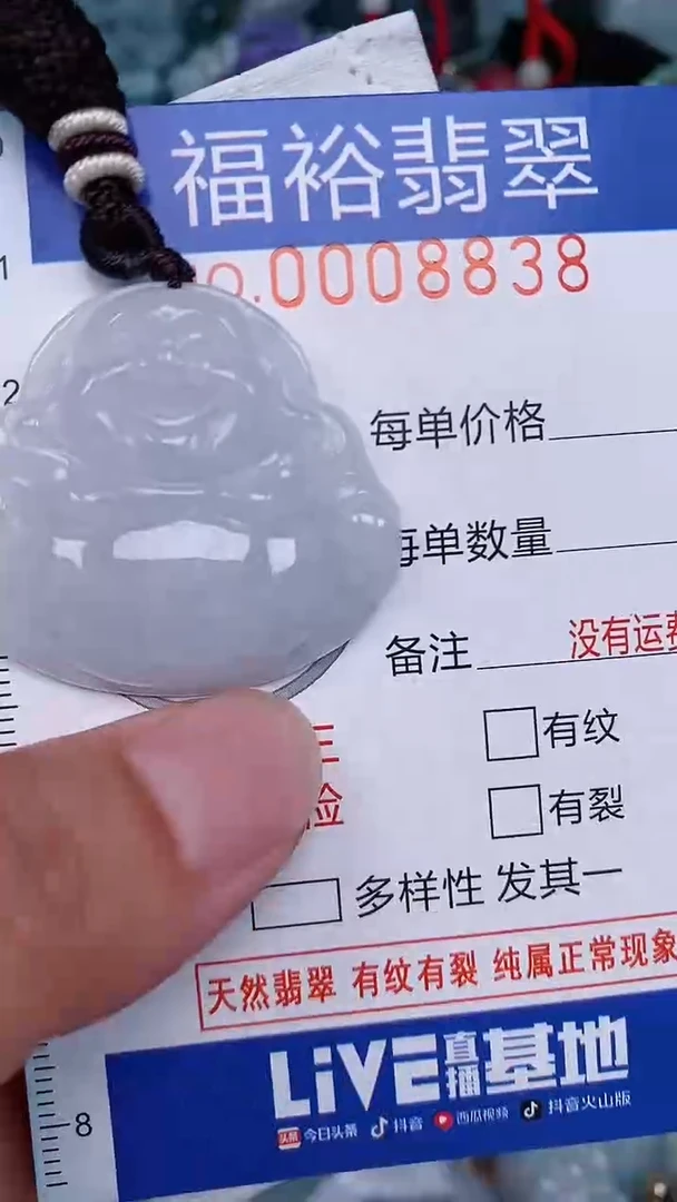 翡翠未镶嵌颈饰...0008838