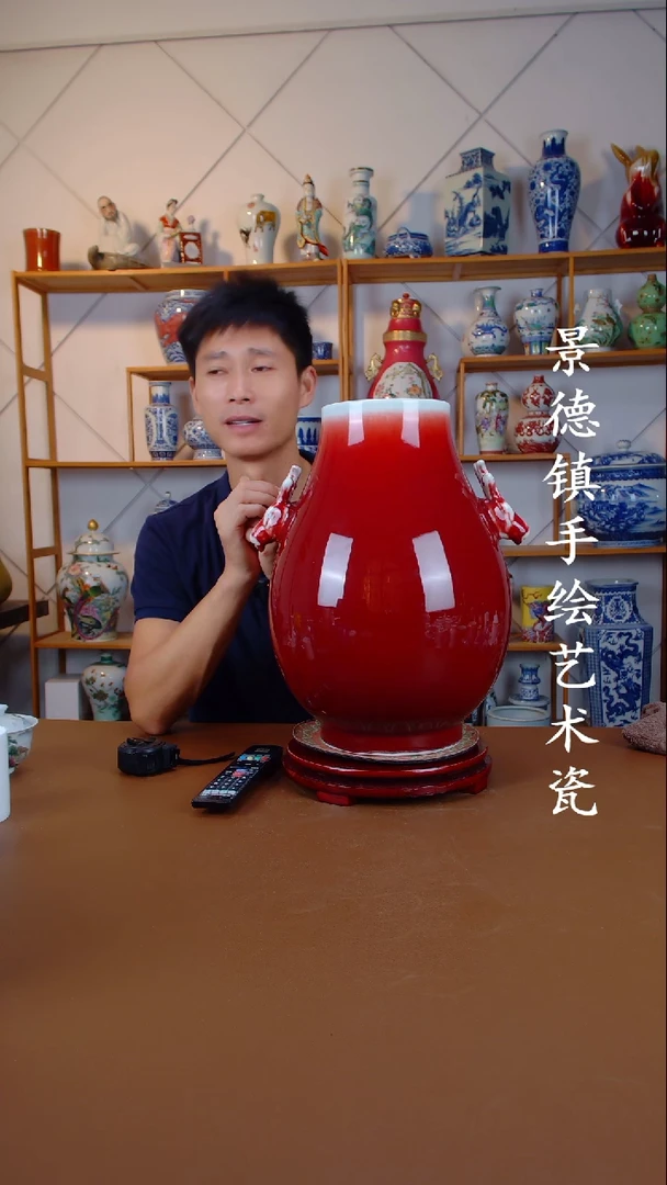 摆件景德镇手工手绘陶瓷摆件29