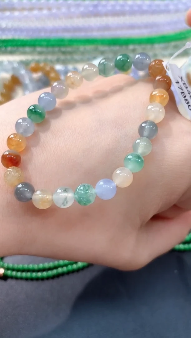 未镶嵌手链翡翠A206|7800