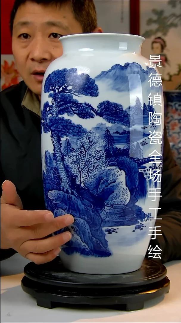 摆件陶瓷景德镇陶瓷 全场手工手绘