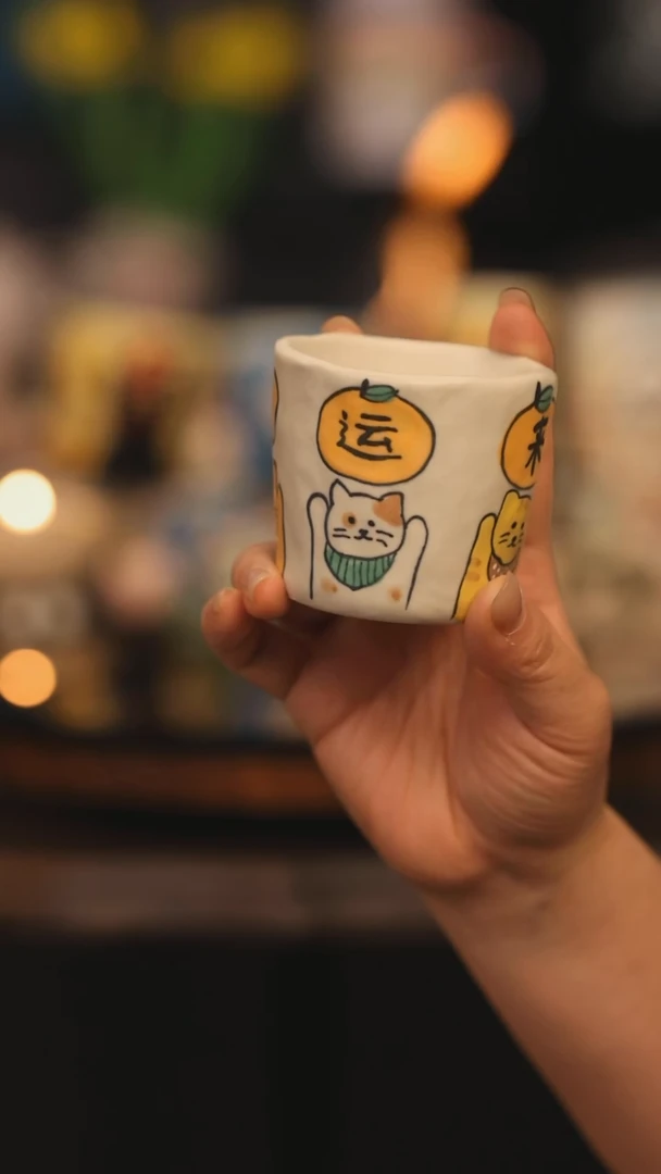 【闪购商品】摆件景德镇釉下彩绘设计师款陶瓷