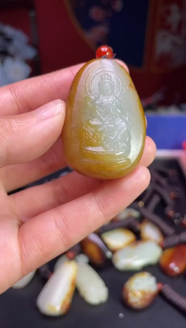 颈饰未镶嵌和田玉123