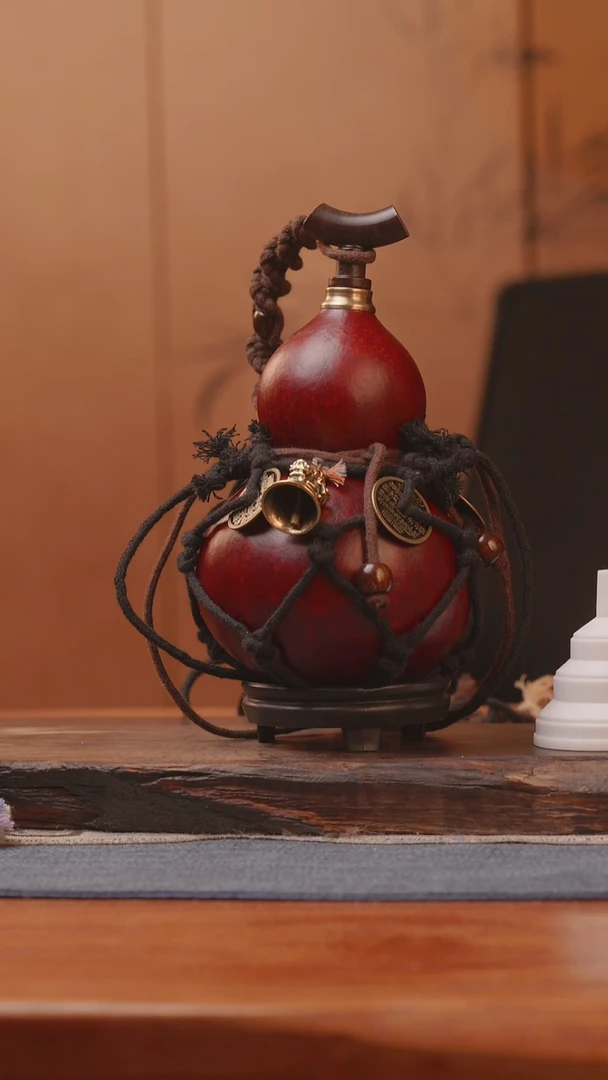 1011号精品大漆葫芦防腐防渗装水茶酒