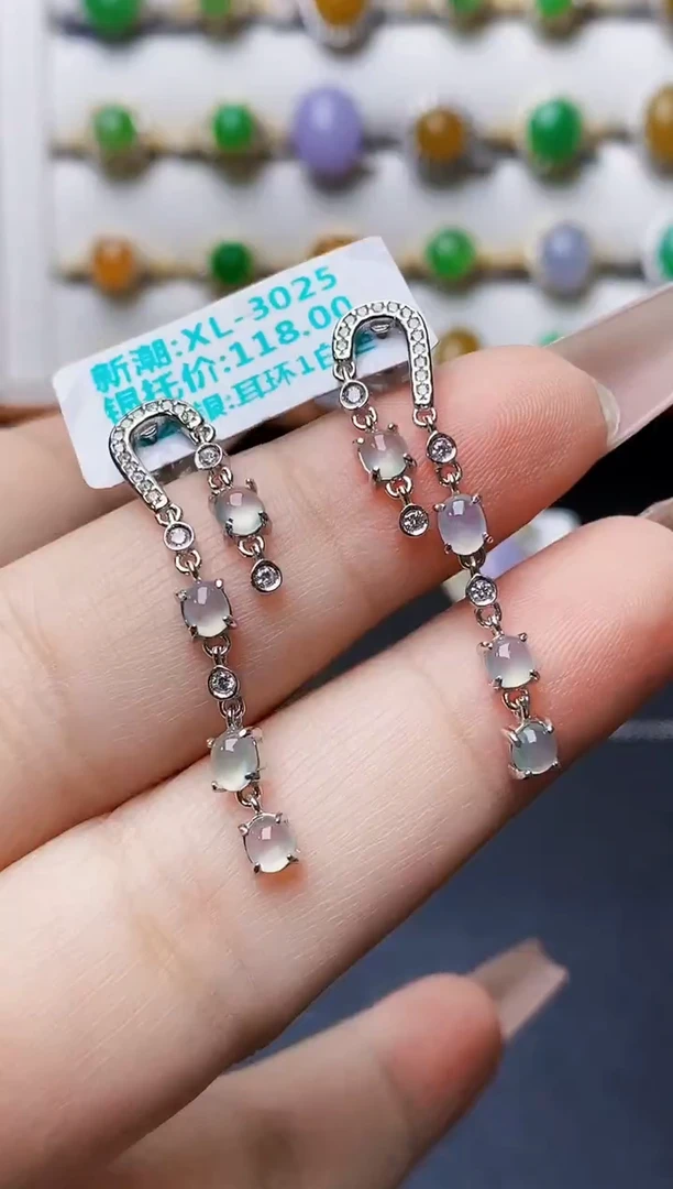 银S925镶嵌戒指翡翠2381