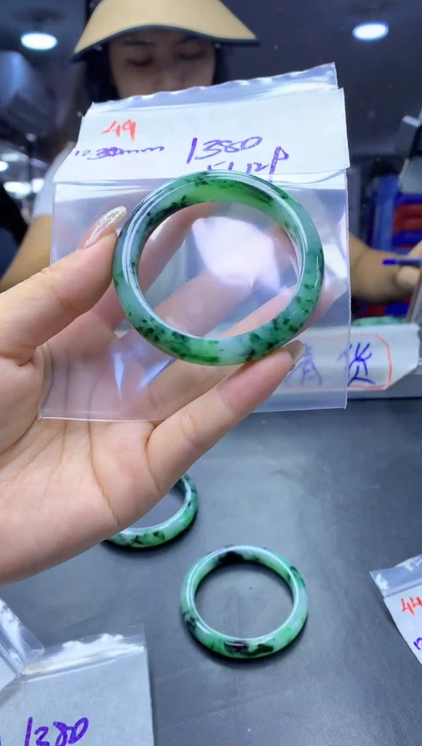 未镶嵌定制翡翠49手镯51+1380元+拍一发一